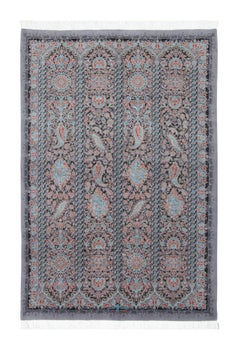 Rug & Kilim’s Contemporary Floral Rug with Dense Paisley Florals in Jewel Tones