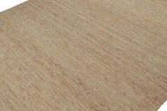 Kilim macizo sobredimensionado de Rug & Kilim en tonos beige-marrón