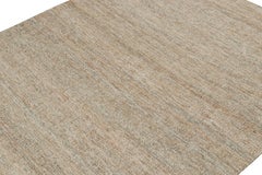 Zeitgenössischer Jute-Kelim von Rug & Kilim in Beige-Braun