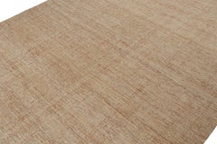 Kilim contemporain en jute beige-brun de Rug & Kilim
