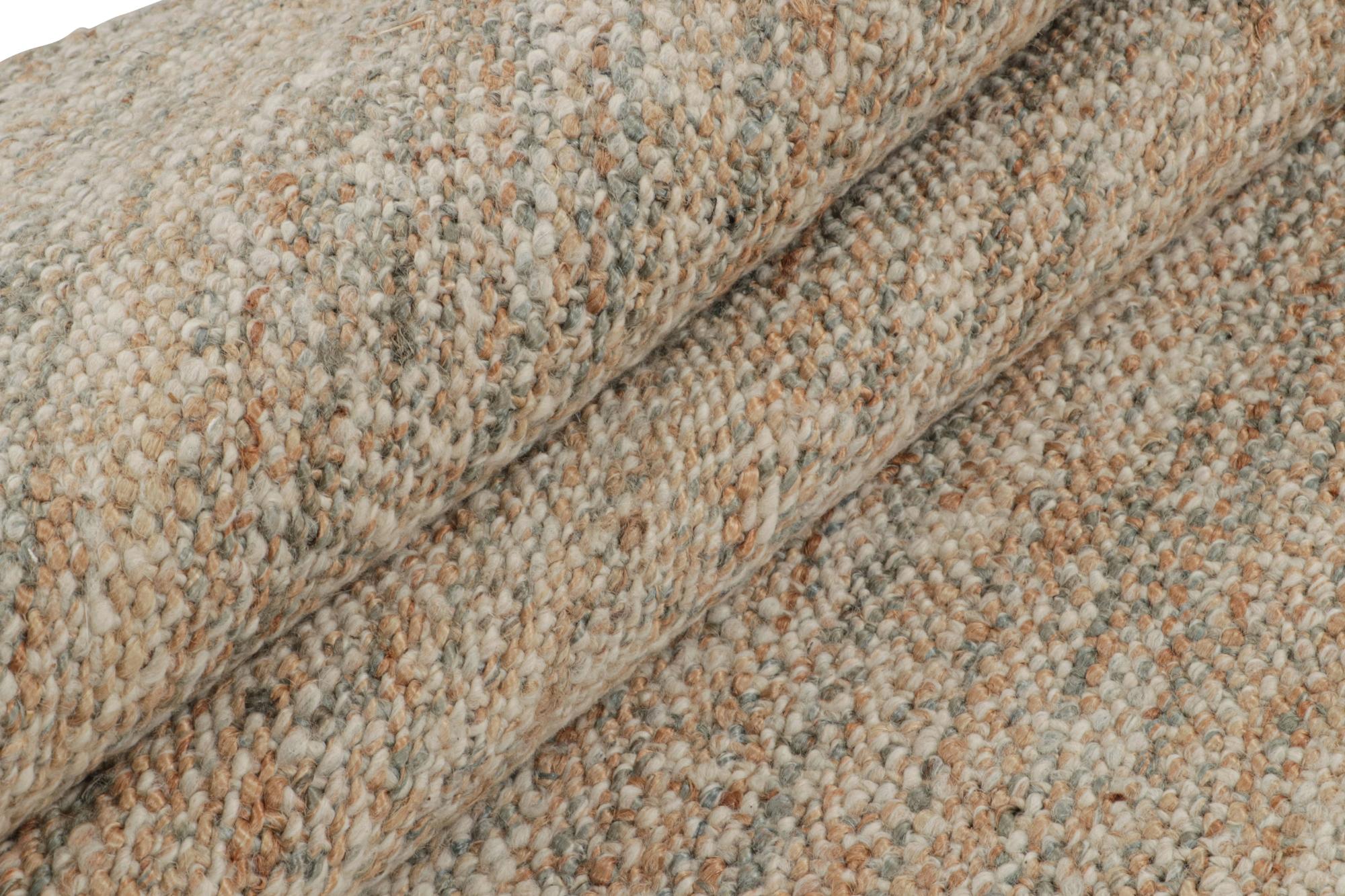 Rug & Kilim's Zeitgenössischer Jute-Kilim in Beige-Braun (21. Jahrhundert und zeitgenössisch) im Angebot