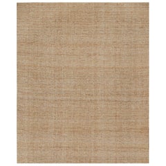 Rug & Kilim’s Contemporary Jute kilim in Beige-Brown