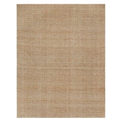 Rug & Kilim’s Contemporary Jute kilim in Beige-Brown