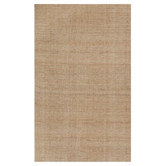 Rug & Kilim’s Contemporary Jute kilim in Beige-Brown