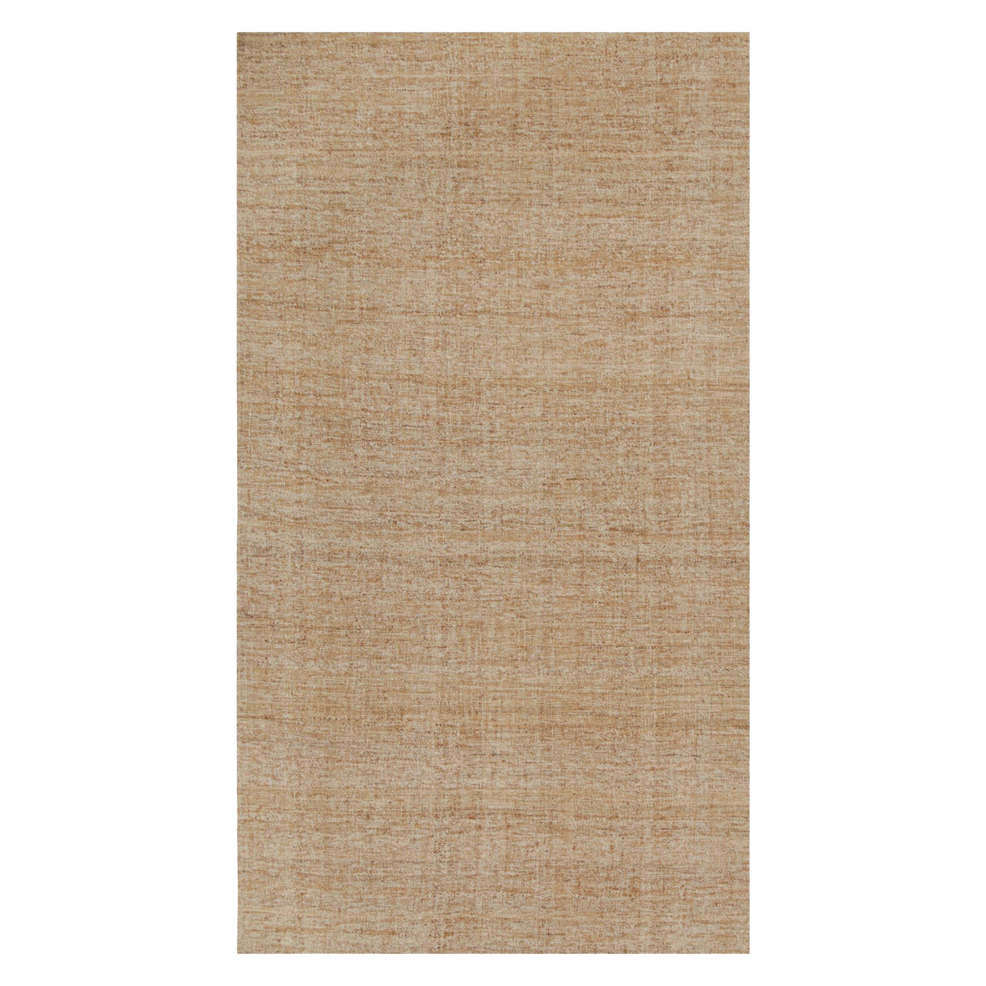 Zeitgenössischer Jute-Kelim von Rug & Kilim in Beige-Braun