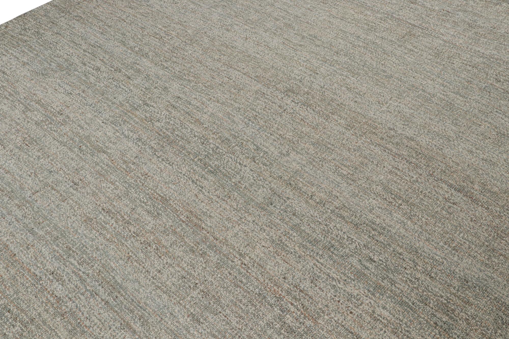 This contemporary 14x20 flatweave belongs to Rug & Kilim’s brand new collection—handwoven in all-natural jute.

On the Design: 

This oversized Kilim enjoys a tasteful boucle-like texture and sense of movement for a smart take on plain rugs. A keen