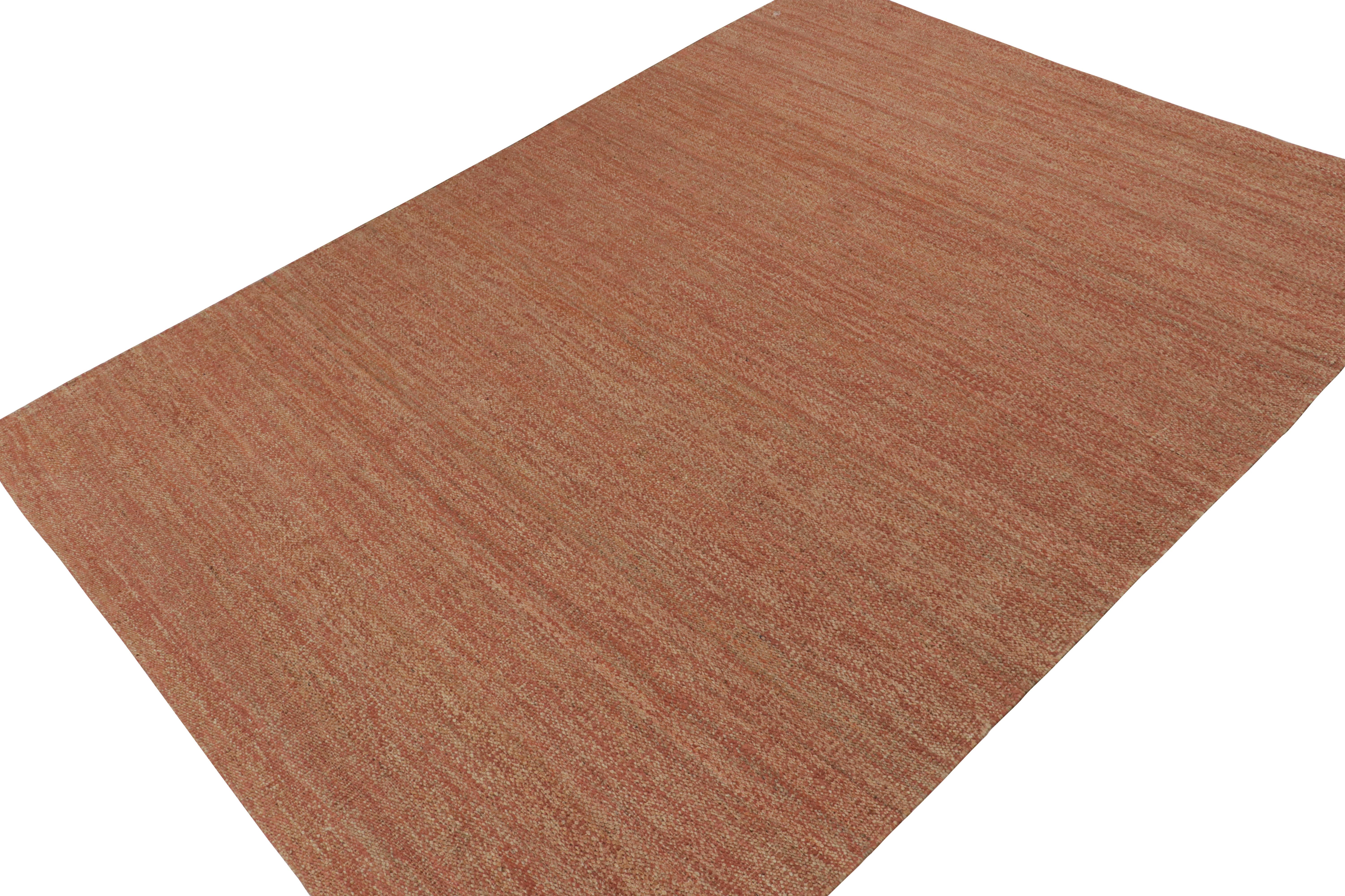 Kilim contemporáneo de yute en tonos grises de Rug & Kilim Anudado a mano en venta