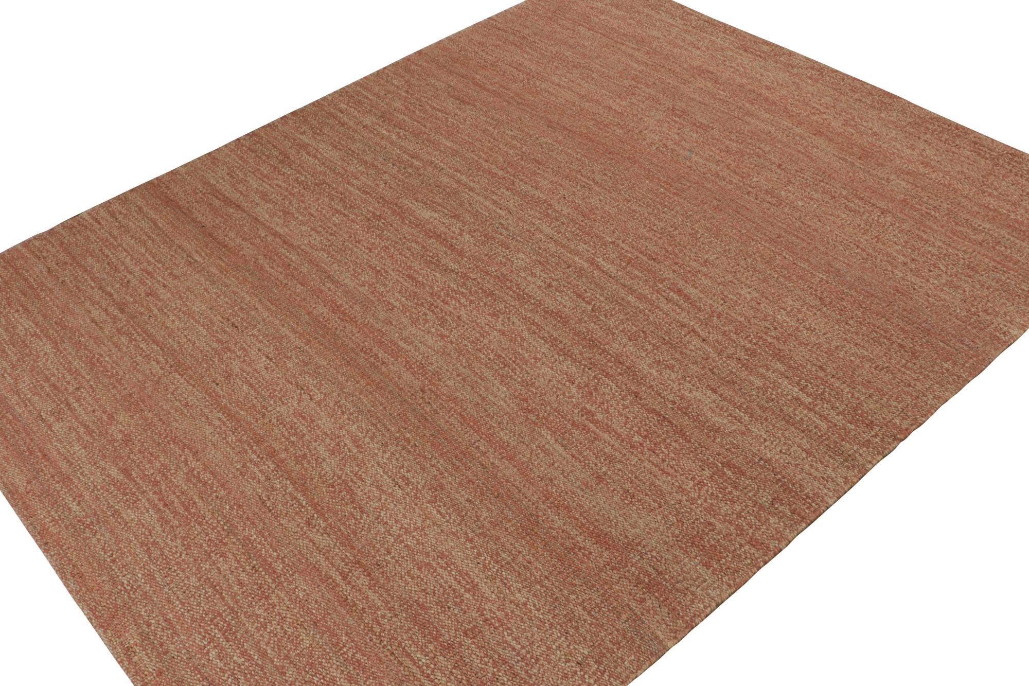 Zeitgenössischer Jute-Kilim von Rug & Kilim in Grautönen (Indisch) im Angebot