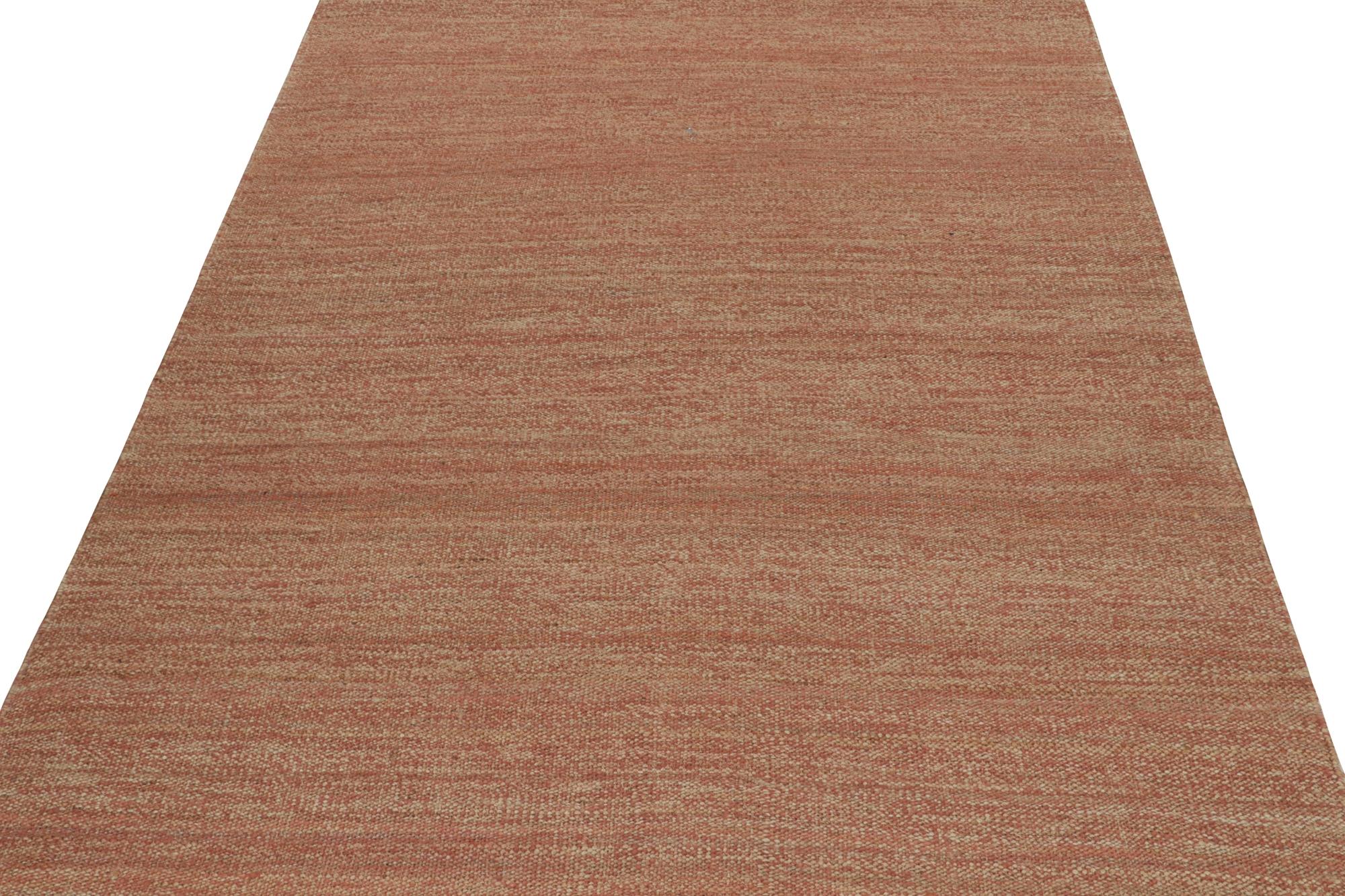 Zeitgenössischer Jute-Kilim von Rug & Kilim in Grautönen (Handgeknüpft) im Angebot