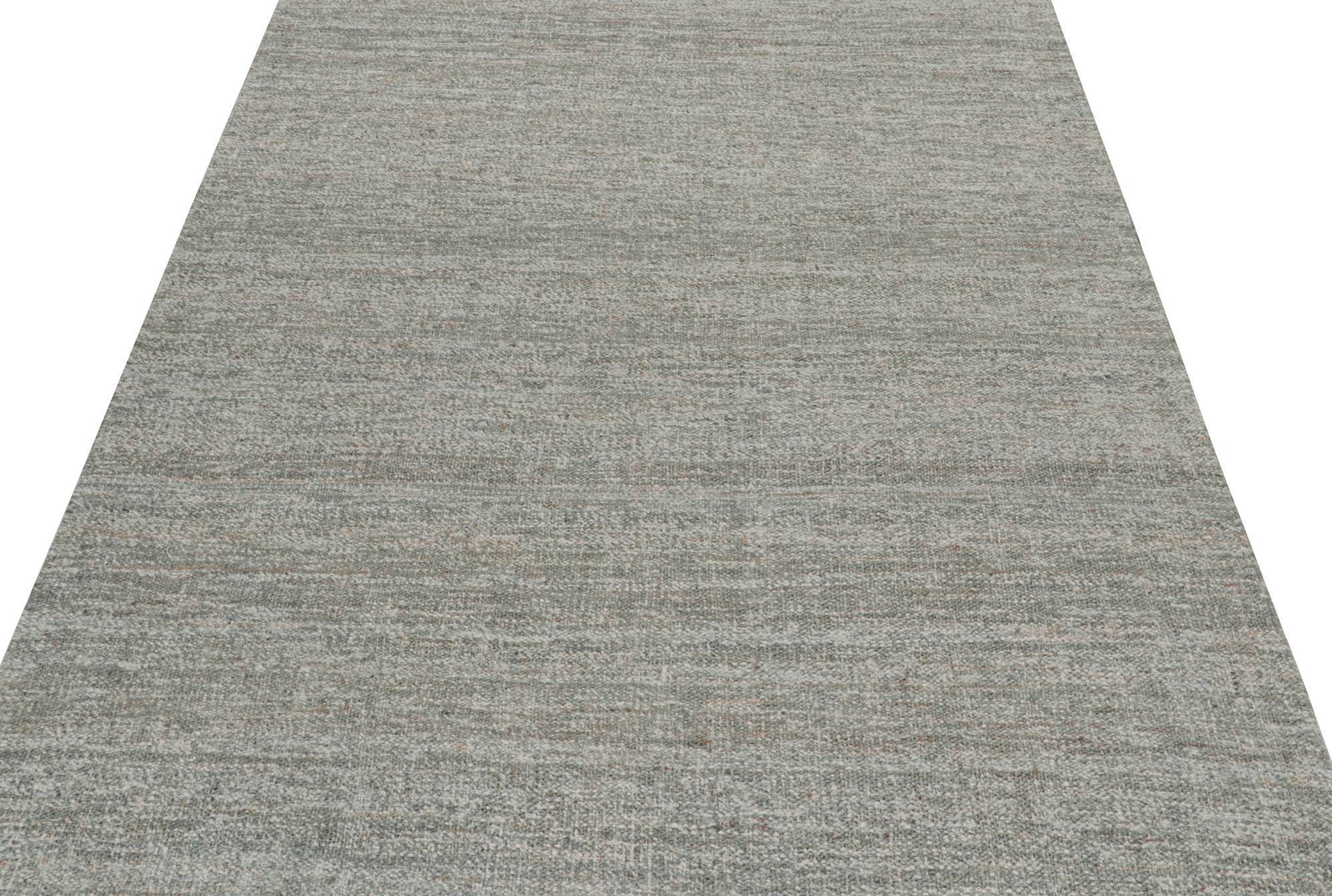 Rug & Kilim’s Contemporary Jute Kilim in Tones of Gray en Nuevo estado para la venta en Long Island City, NY