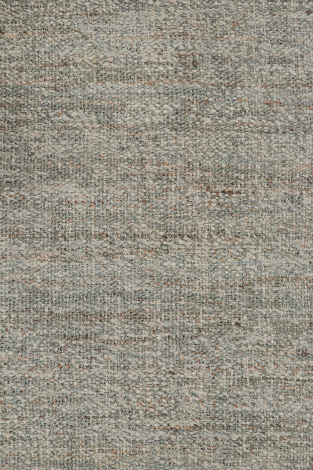 Rug & Kilim’s Contemporary Jute Kilim in Tones of Gray en Nuevo estado para la venta en Long Island City, NY