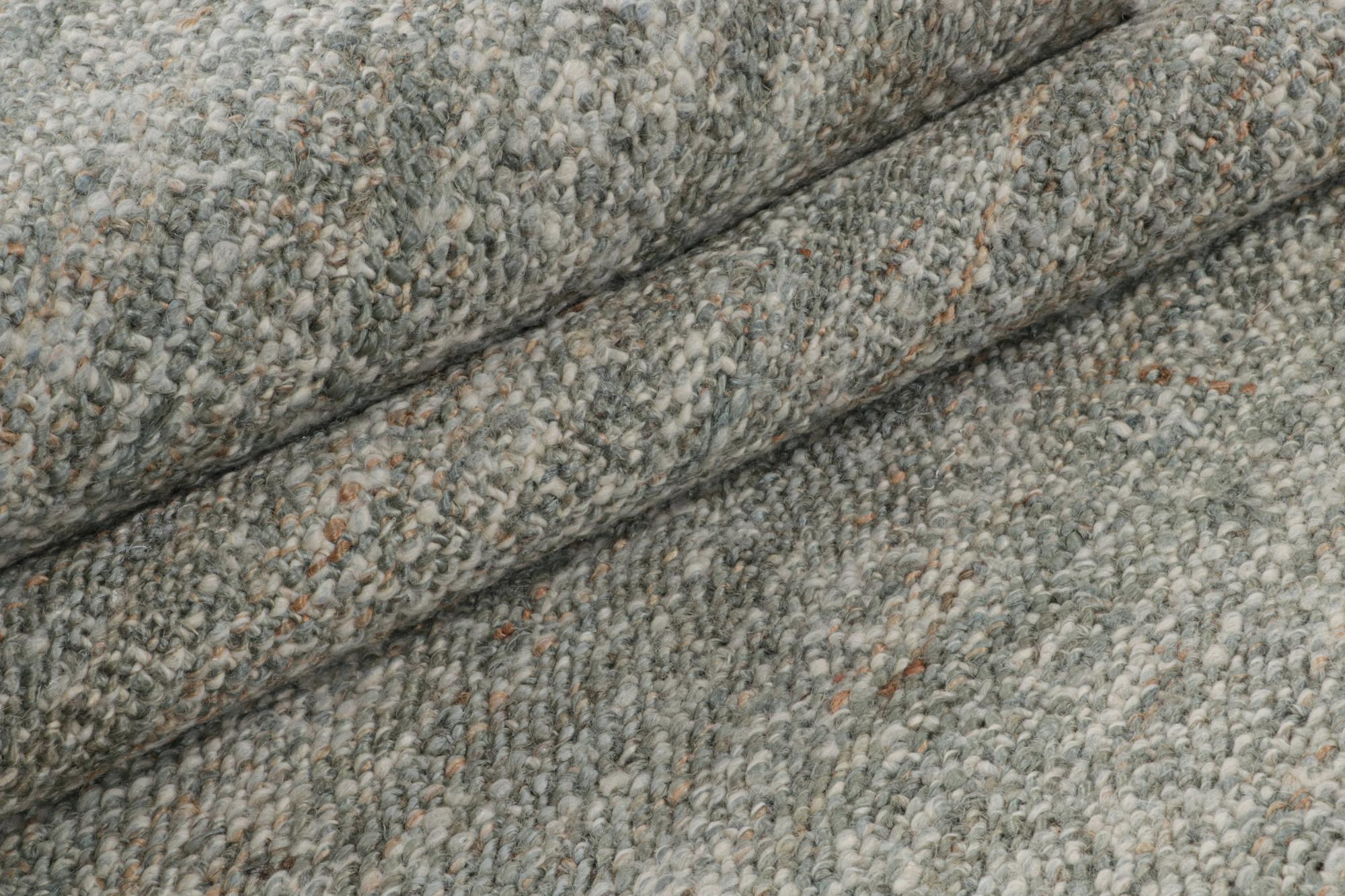 XXI secolo e contemporaneo Rug & Kilim è un kilim contemporaneo in iuta nei toni del grigio. in vendita