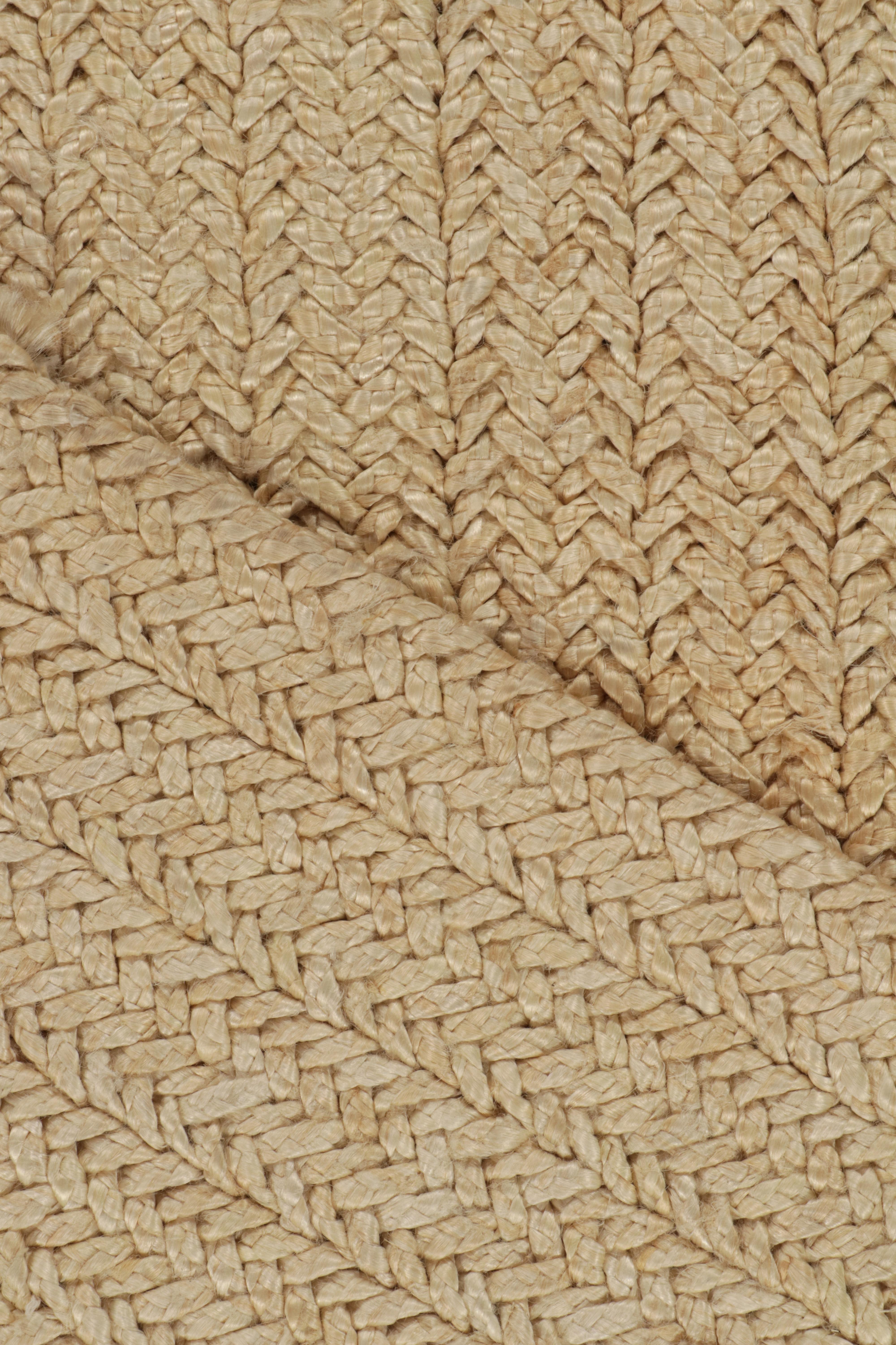 Rug & Kilim's Contemporary Läufer aus Jute und Sisal in Beige-Braun (21. Jahrhundert und zeitgenössisch) im Angebot