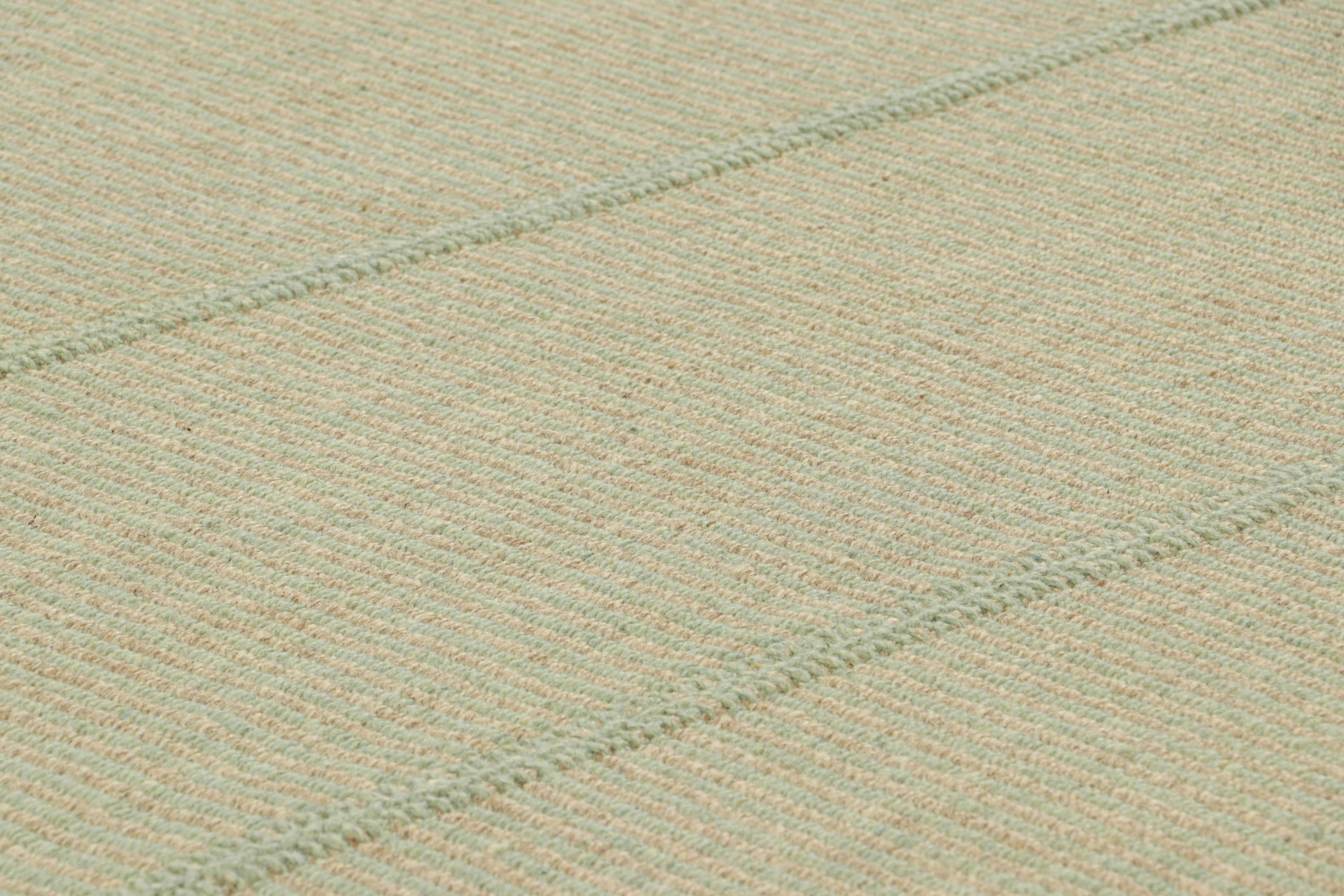 Tessuto a mano in lana, un Kilim 9x12 di una nuova collezione contemporanea a trama piatta di Rug & Kilim.

Sul design: 

Affettuosamente soprannominato 