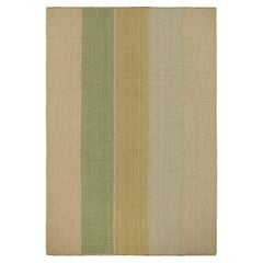 Rug & Kilim’s Contemporary Kilim in Beige and Colorful Textural Stripes