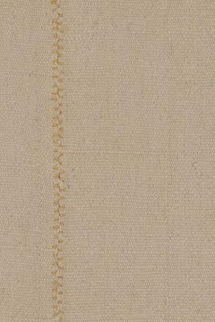 Rug & Kilim’s Contemporary Kilim in Beige and Cream Textural Stripes