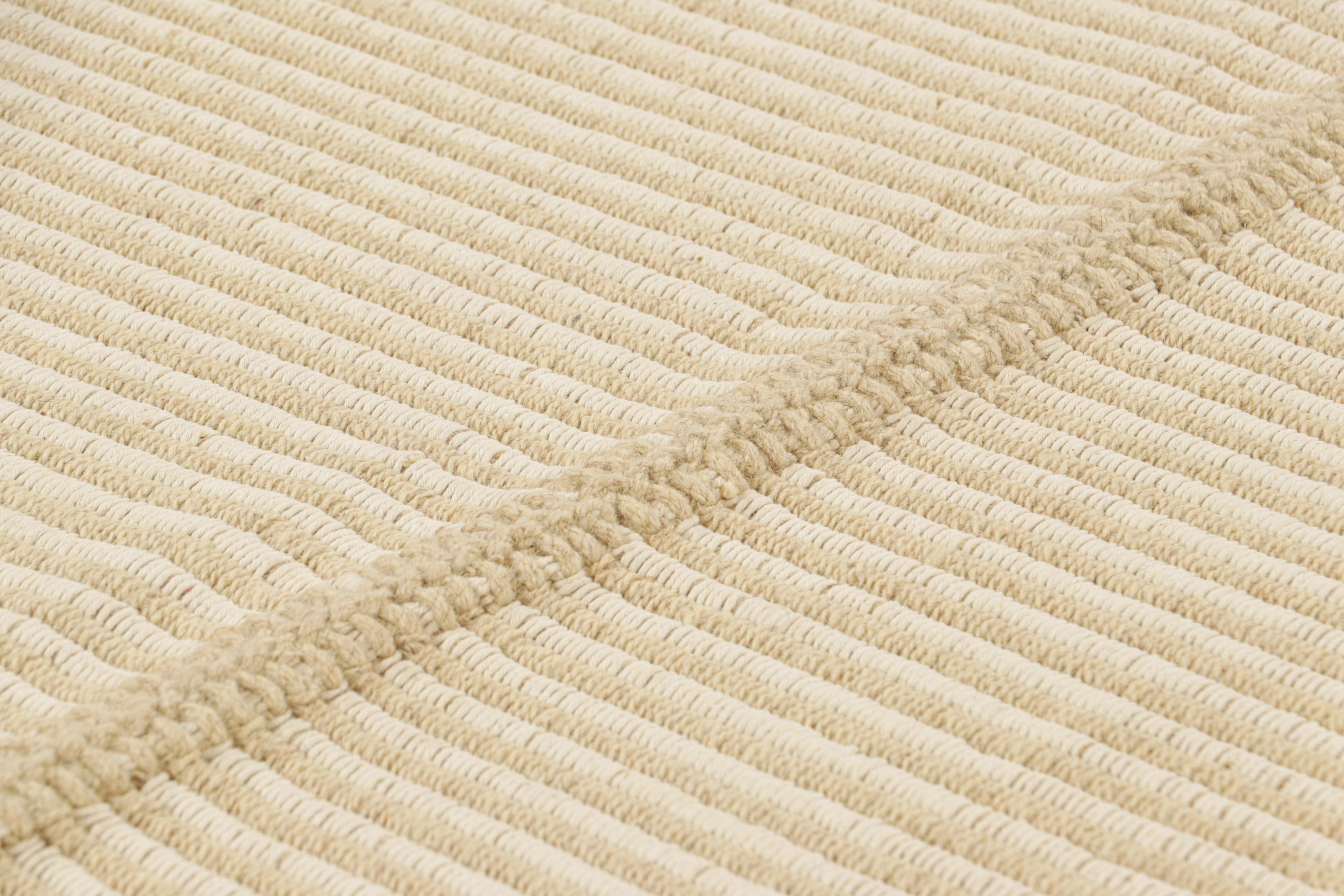 Tessuto a mano in lana, questo Kilim 3x4 fa parte di una nuova ed entusiasmante collezione a tessitura piatta personalizzabile di Rug & Kilim.

Sul design:

