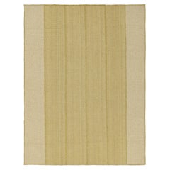 Rug
Kilim
s Contemporary Kilim in Beige und Gold Textural Stripes