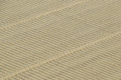 Rug & Kilim’s Contemporary Kilim in Beige and Gray Textural Stripes