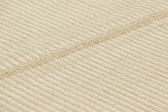 Rug & Kilim’s Contemporary Kilim in Beige and Ivory White Textural Stripes
