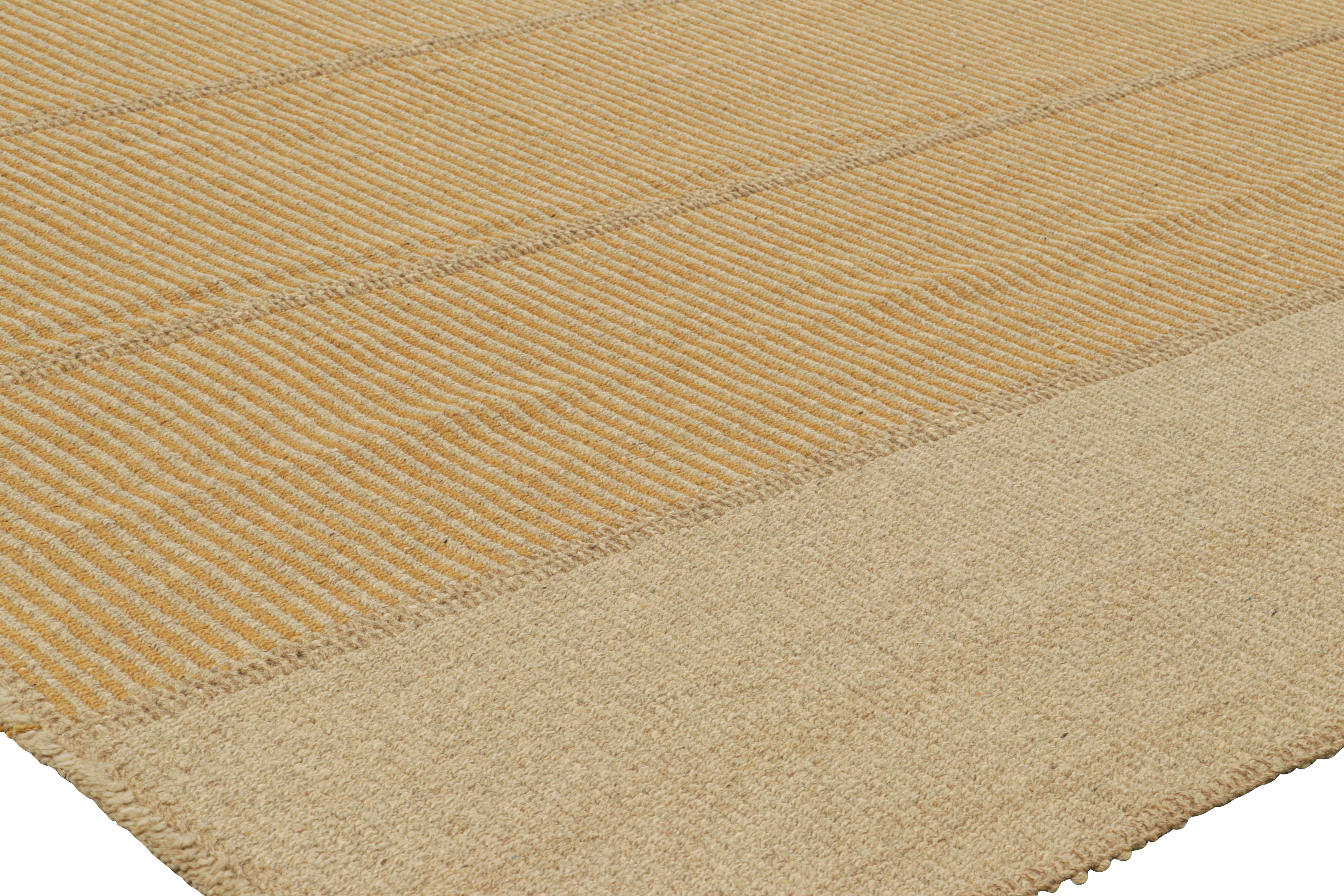 Tessuto a mano in lana, un Kilim 9x12 di una nuova collezione contemporanea a trama piatta di Rug & Kilim.

Sul design: 

Affettuosamente soprannominato 