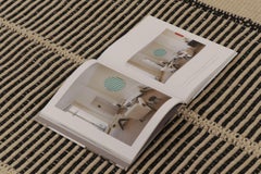Rug & Kilim - Kilim contemporaneo a strisce testurizzate beige e nere