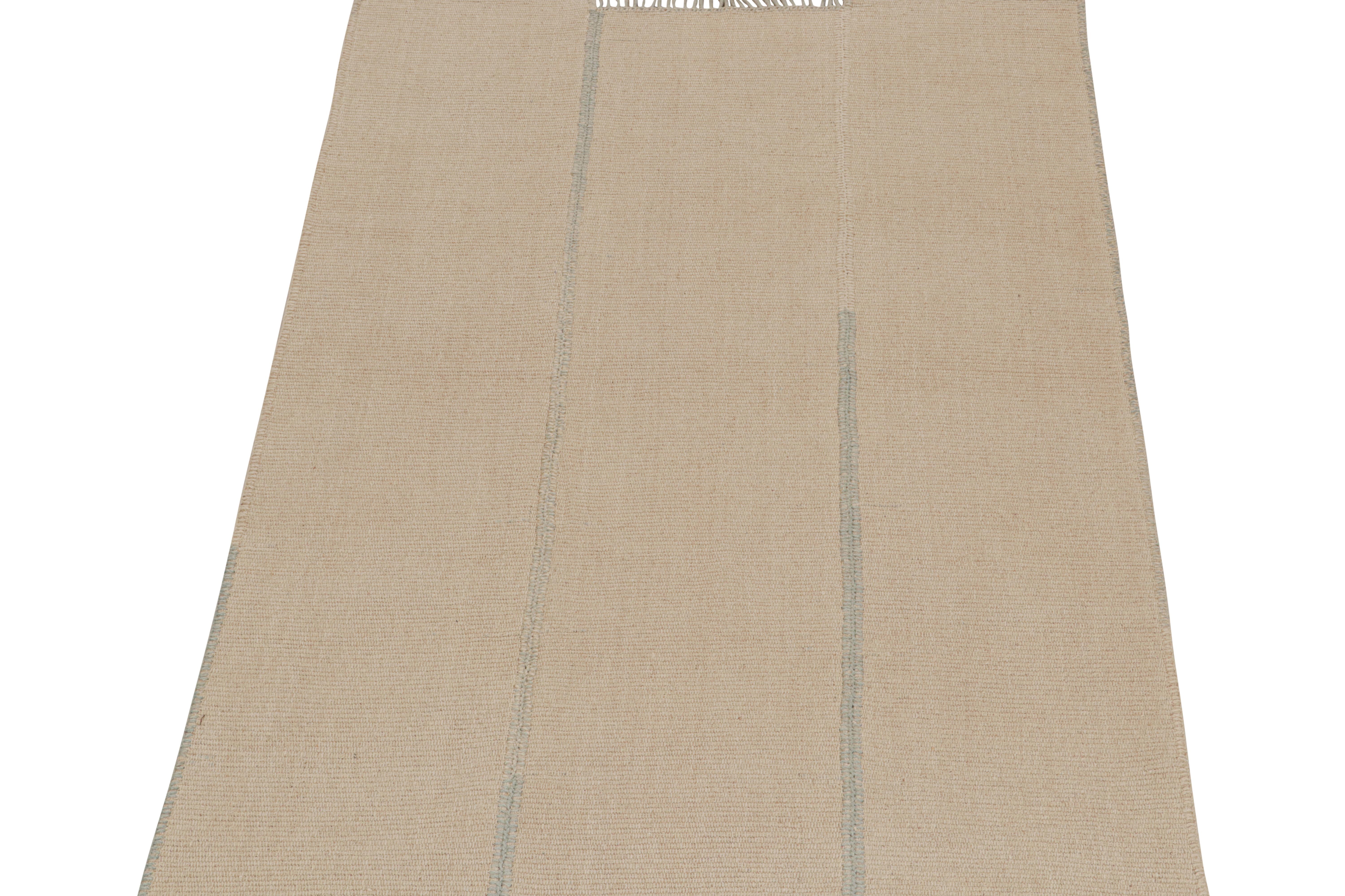 Tissé à la main en laine, ce kilim 5x8 fait partie d'une nouvelle ligne audacieuse de tissages plats contemporains de Rug & Kilim.
Plus loin sur le Design :

Le 