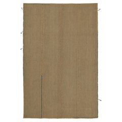 Kilim contemporáneo de Rug & Kilim en beige-marrón con toques azules