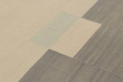 Rug & Kilim’s Contemporary Kilim in Beige, Green and Gray Tones