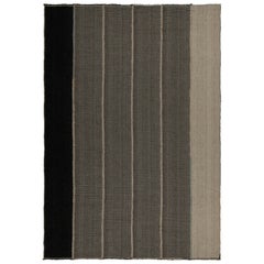 Rug & Kilim Contemporary Kilim, nelle tonalità del nero e del beige/marrone