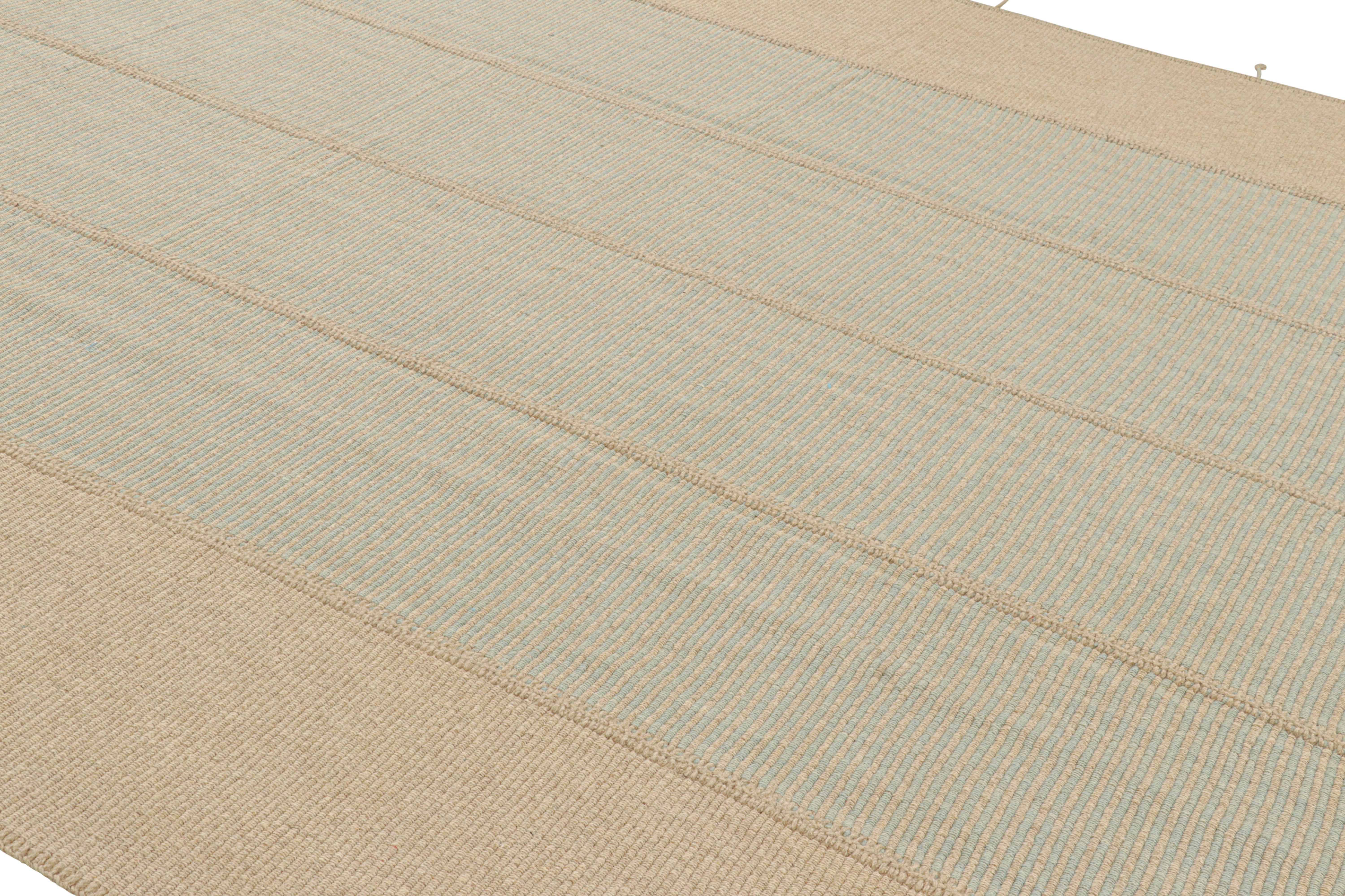 Tessuto a mano in lana, un Kilim 10x14 di una nuova collezione contemporanea a trama piatta di Rug & Kilim.

Sul design: 

Affettuosamente soprannominato 