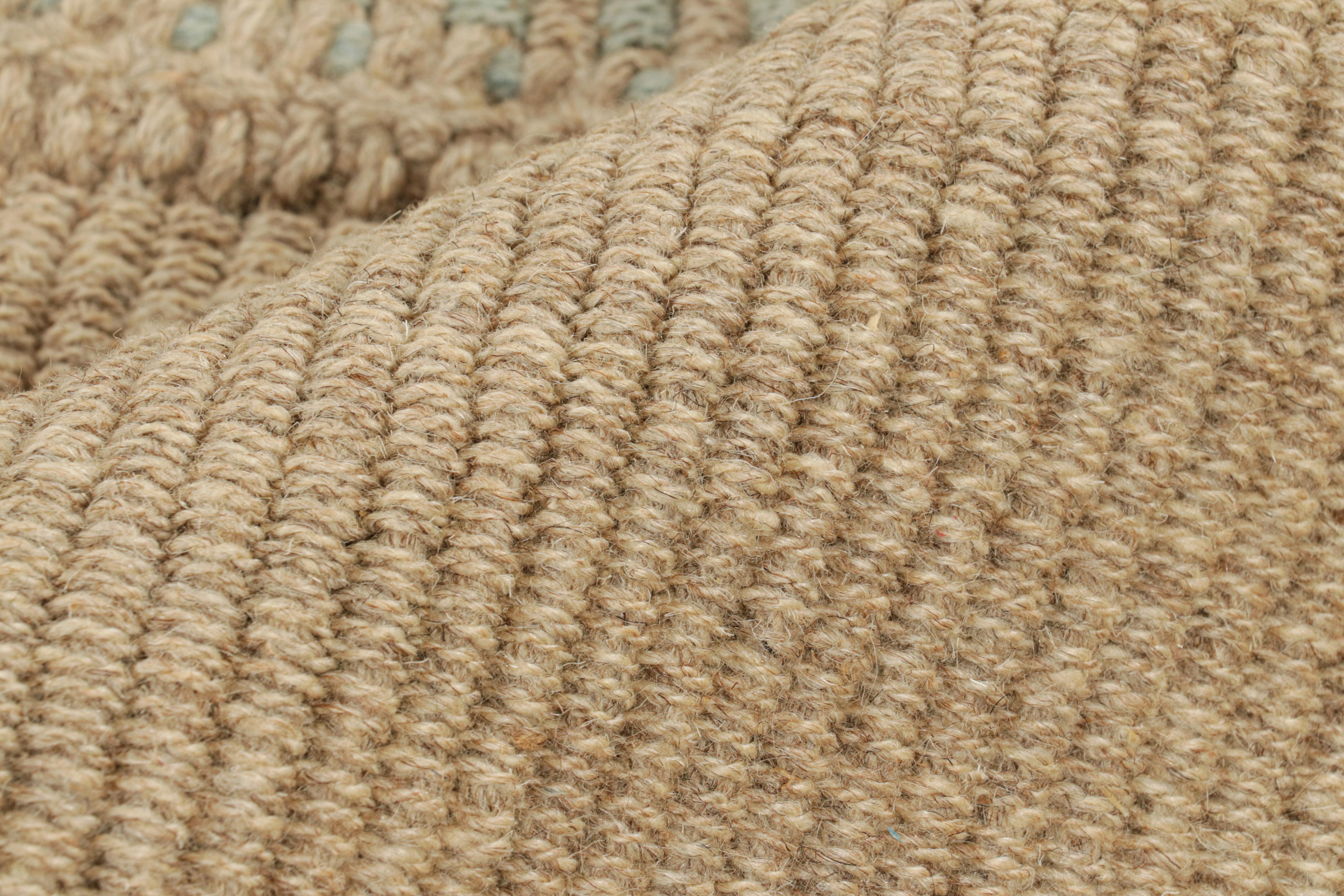 XXI secolo e contemporaneo Rug & Kilim è un kilim contemporaneo a strisce blu e beige. in vendita