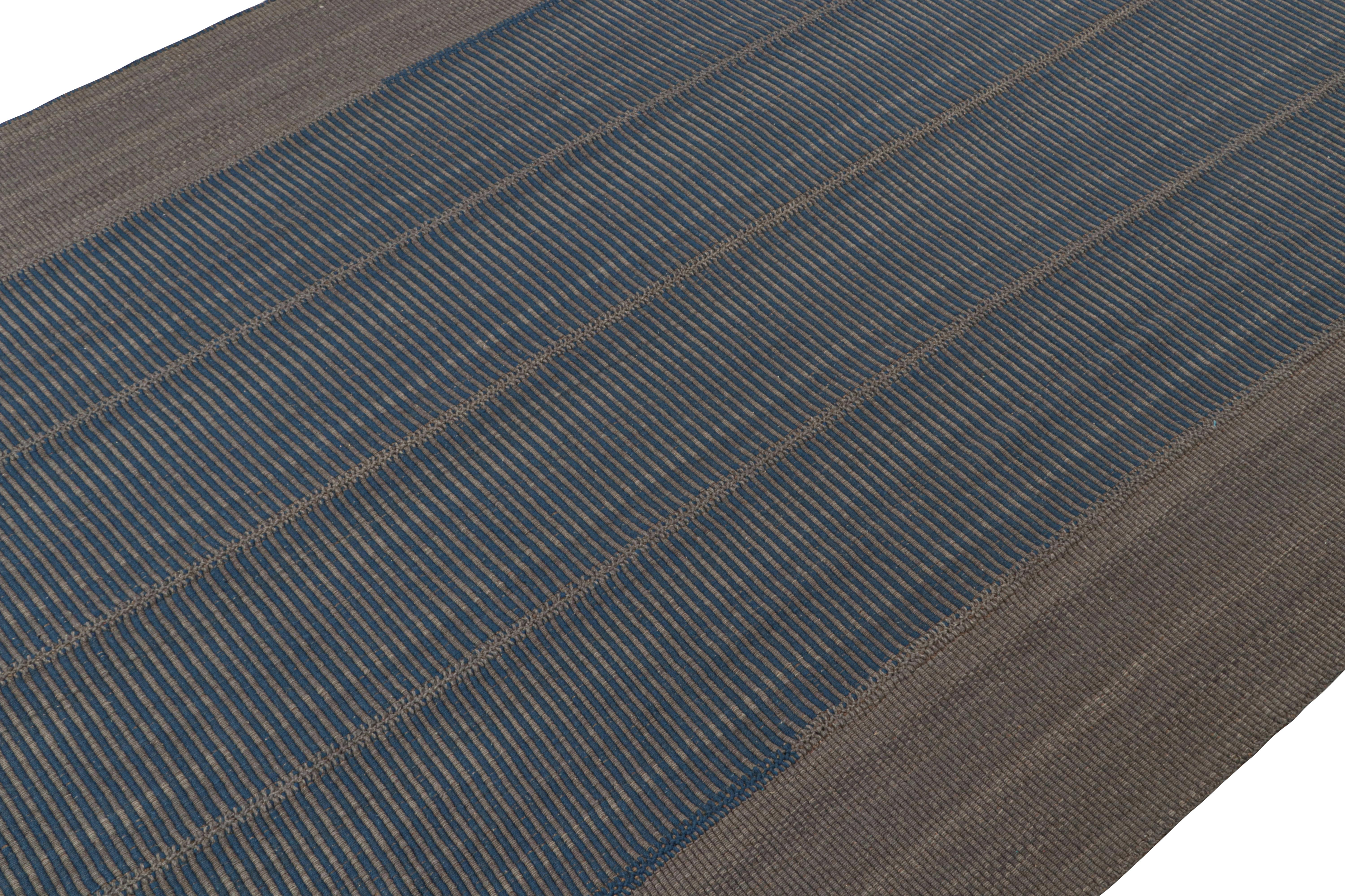 Tessuto a mano in lana, un Kilim 10x15 di una nuova collezione contemporanea a trama piatta di Rug & Kilim.

Sul design: 

Affettuosamente soprannominato 