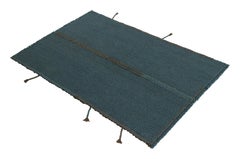 Rug & Kilim: Kilim contemporaneo in blu con accenti marroni