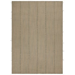 Rug 
Kilim
s Contemporary Kilim in marrone con accenti beige