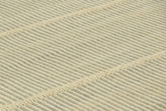 Rug & Kilim’s Contemporary Kilim in Cream, Beige and Gray Textural Stripes