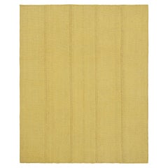 Rug 
Kilim
s Contemporary Kilim in Gold Textural Stripes
