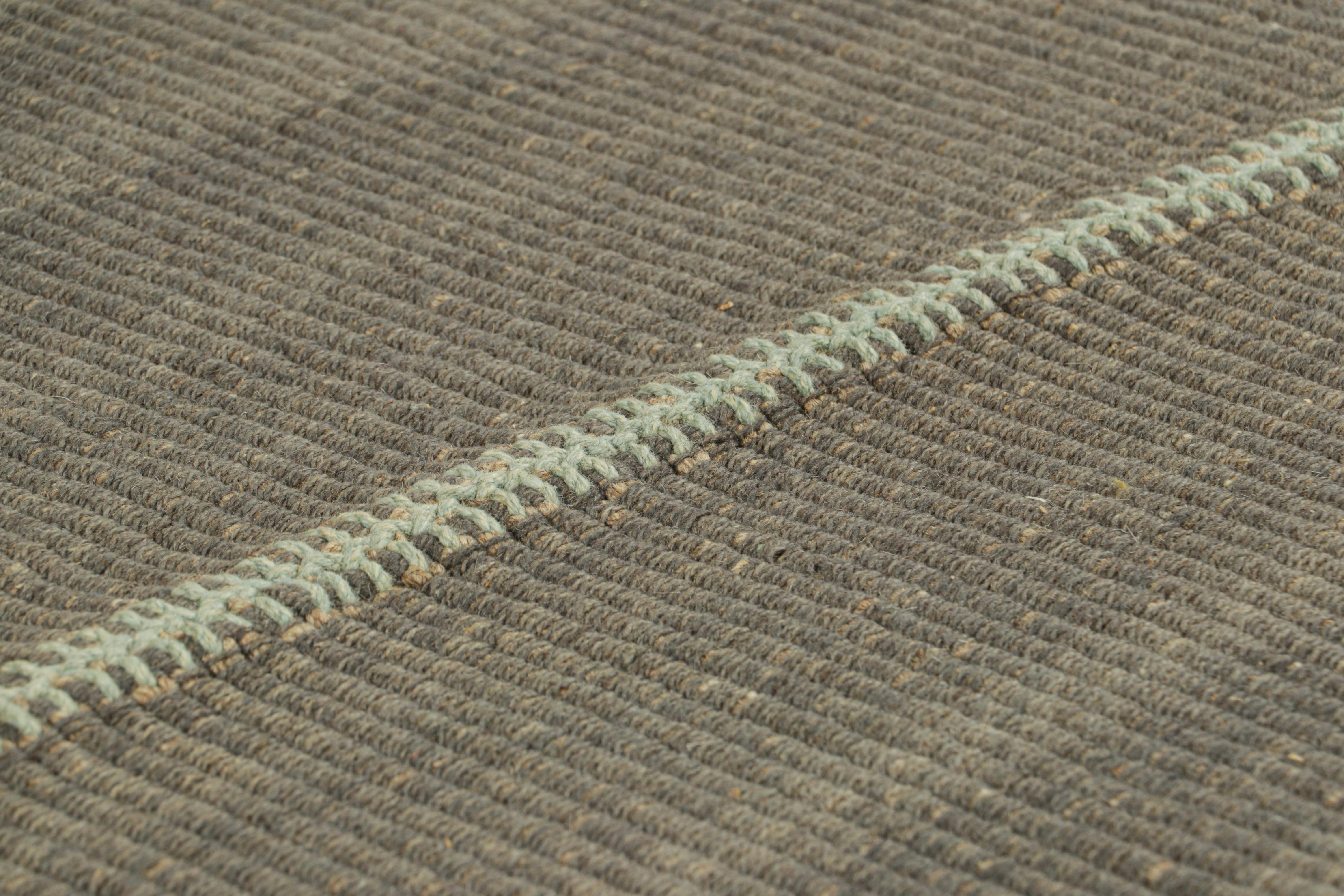 Tessuto a mano in lana, questo Kilim 3x4 fa parte di una nuova ed entusiasmante collezione a tessitura piatta personalizzabile di Rug & Kilim.

Sul design:

