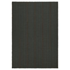 Rug 
Kilim: Kilim contemporaneo in verde con accenti marroni e blu