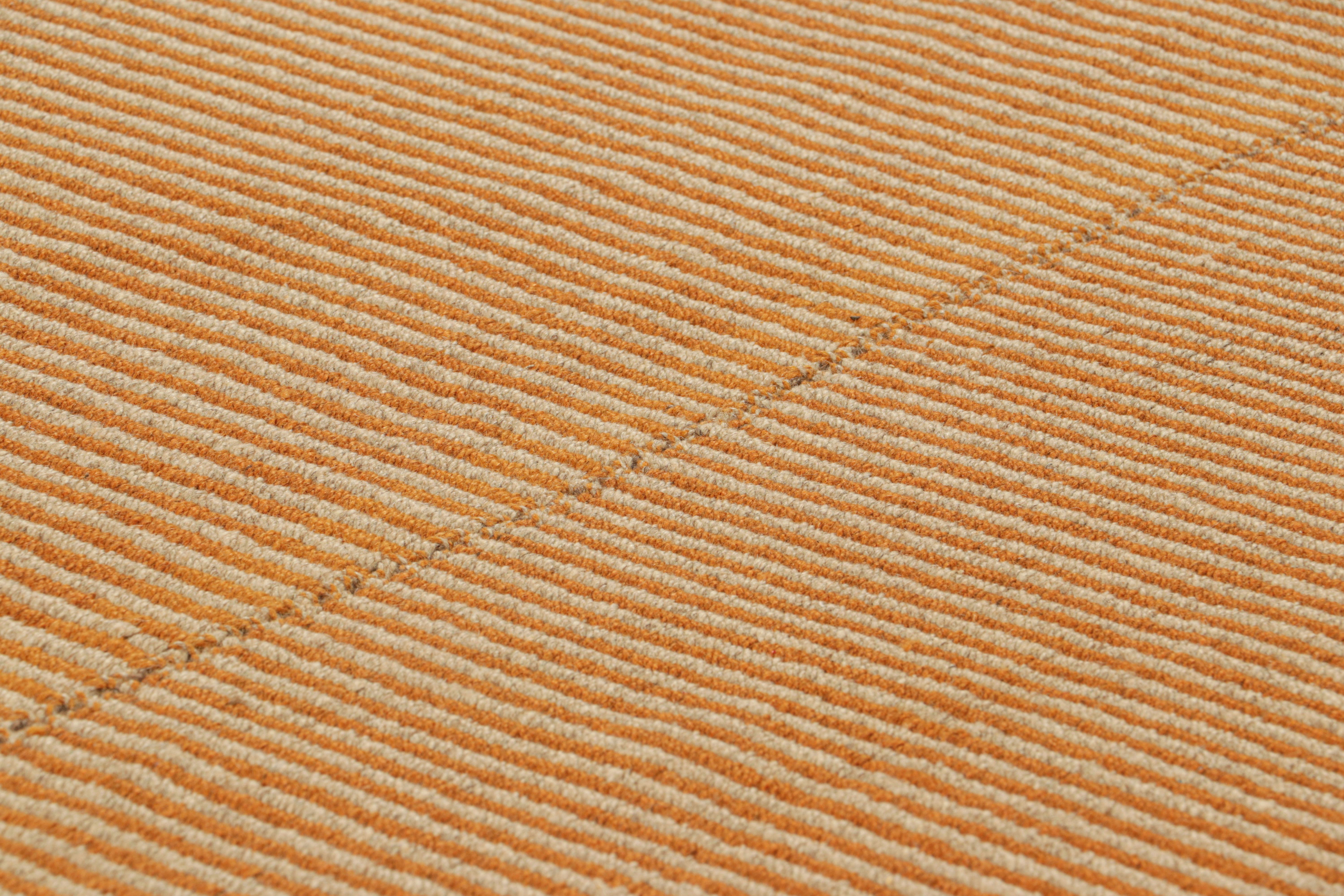 Tejido a mano en lana, este kilim de 8x11 pertenece a una nueva e ingeniosa colección contemporánea de tejido plano de Rug & Kilim.

Sobre el diseño: 

Apodado con cariño 