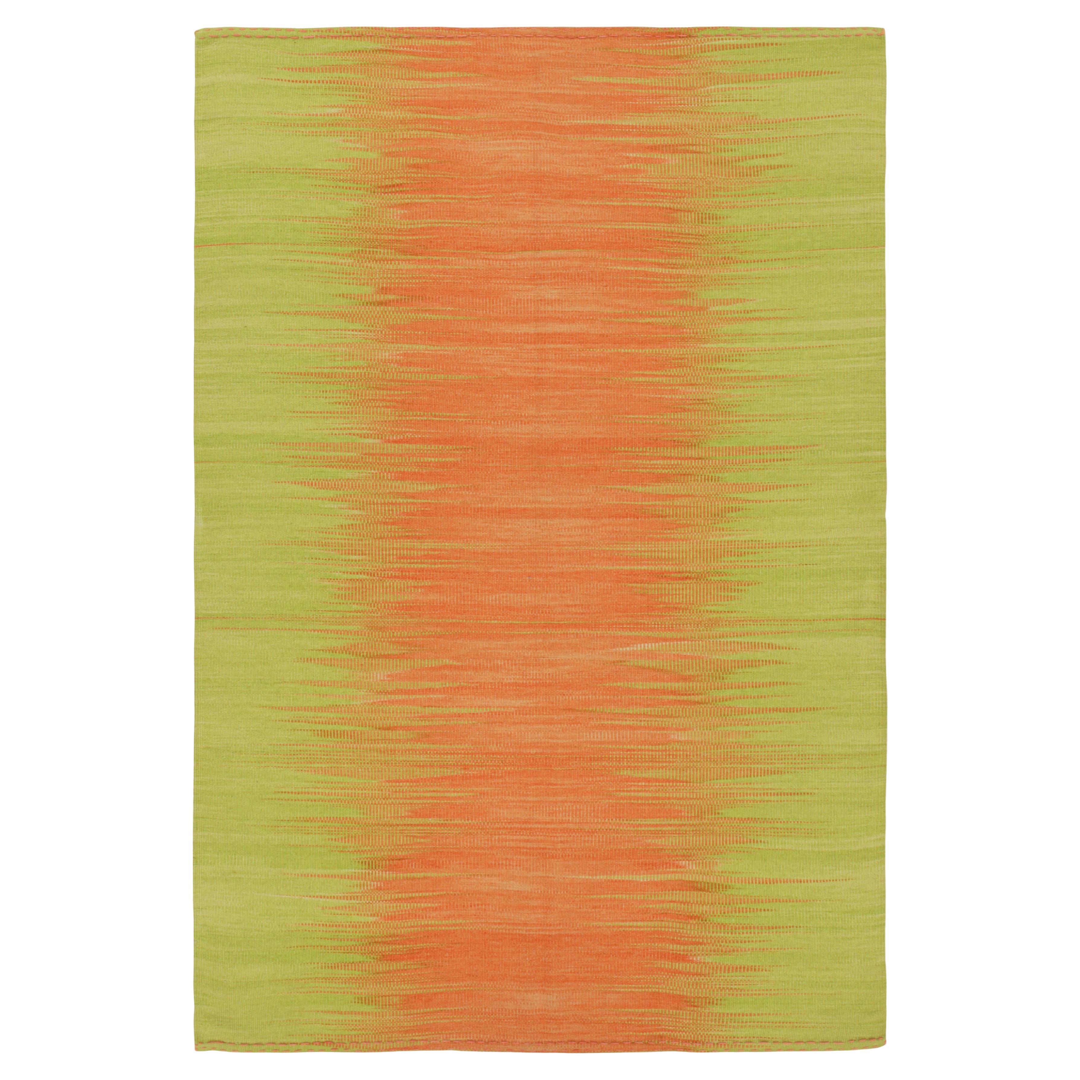 Rug
Kilim è un kilim contemporaneo a strisce rosa e verdi con motivo geometrico