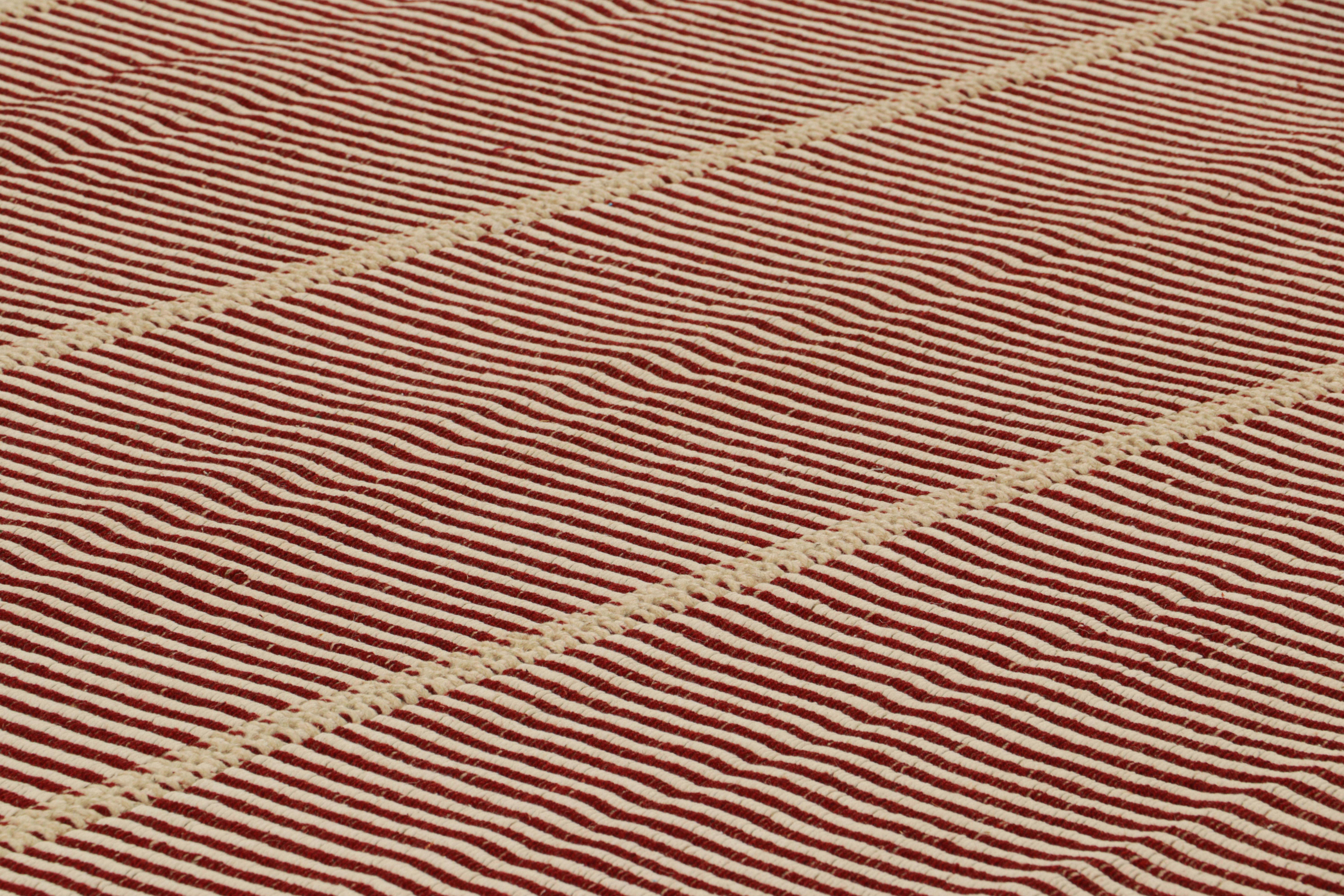 Tessuto a mano in lana, un Kilim 9x11 di una nuova collezione contemporanea a trama piatta di Rug & Kilim.

Sul design: 

Affettuosamente soprannominato 