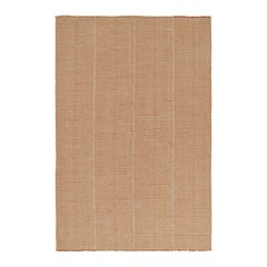 Rug & Kilim’s Contemporary Kilim in Rust with Off-White Notes