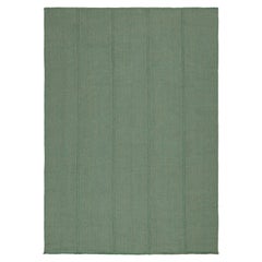 Rug & Kilim’s Contemporary Kilim, in Teal and Seafoam  Accents