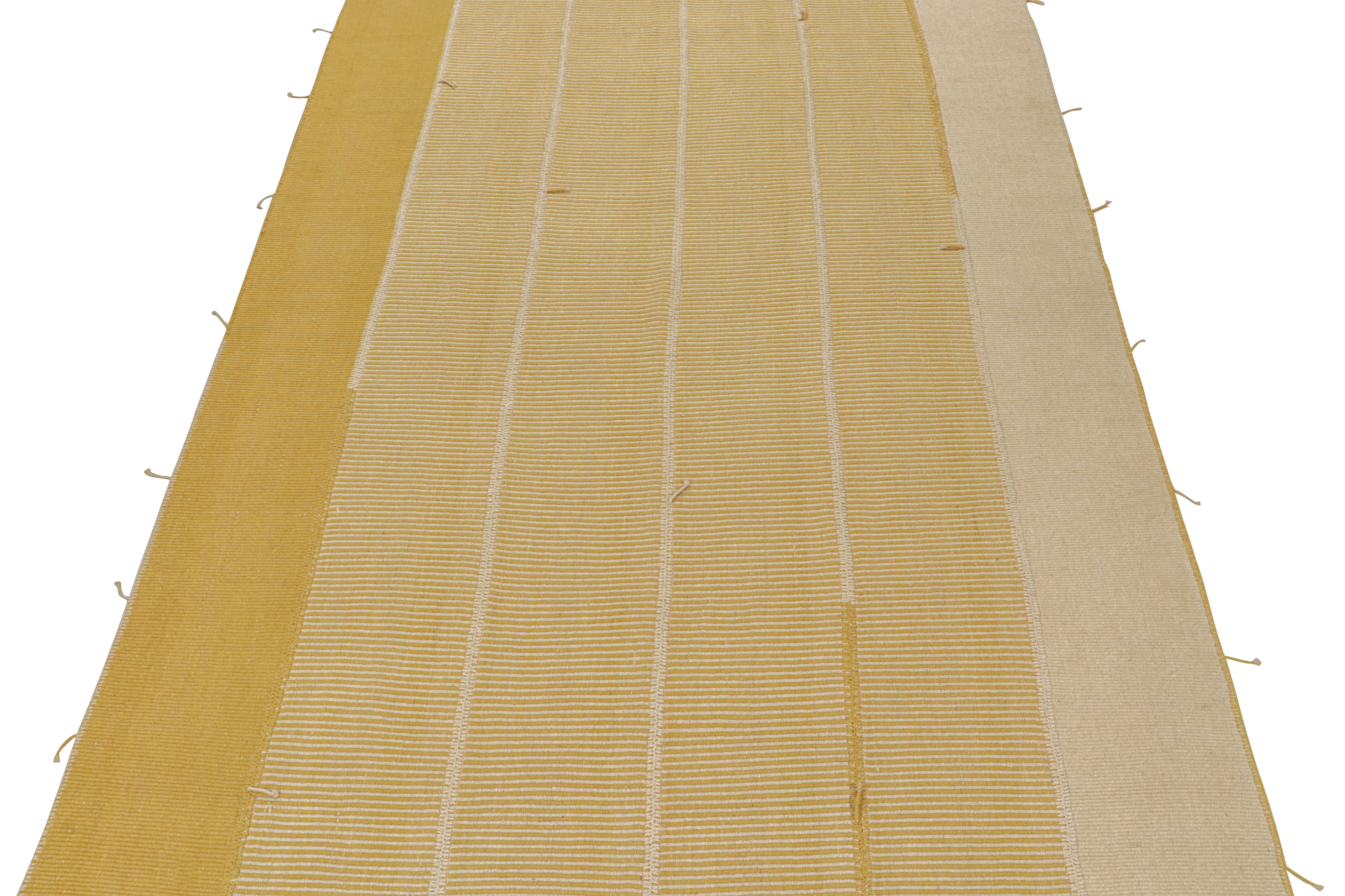 Tessuto a mano in lana, questo Kilim 10x15 fa parte di una nuova linea di tessuti piatti contemporanei di Rug & Kilim.

Ulteriori informazioni sul design:

Il 