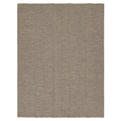 Rug & Kilim - Tappeto Kilim contemporaneo in grigio con accenti blu