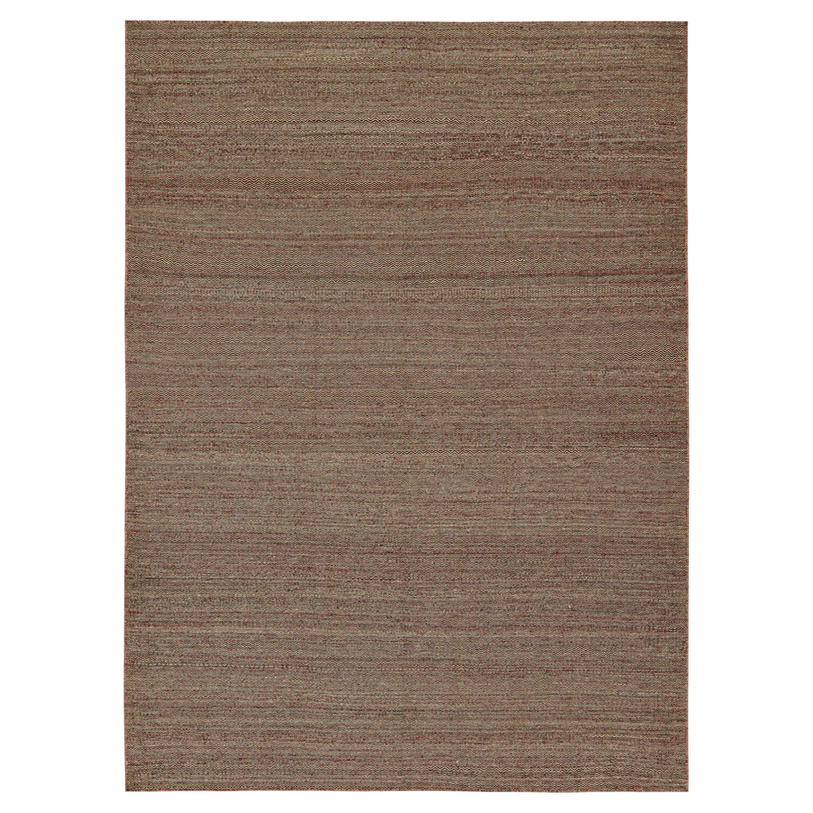 Rug 
Kilim - Tappeto Kilim contemporaneo a scacchiera rosso, verde e bianco