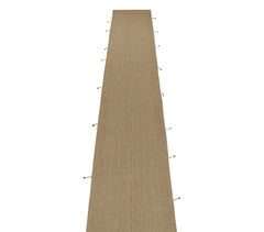 Rug & Kilim’s Contemporary Kilim Runner in Beige-Brown with Muted Stripes