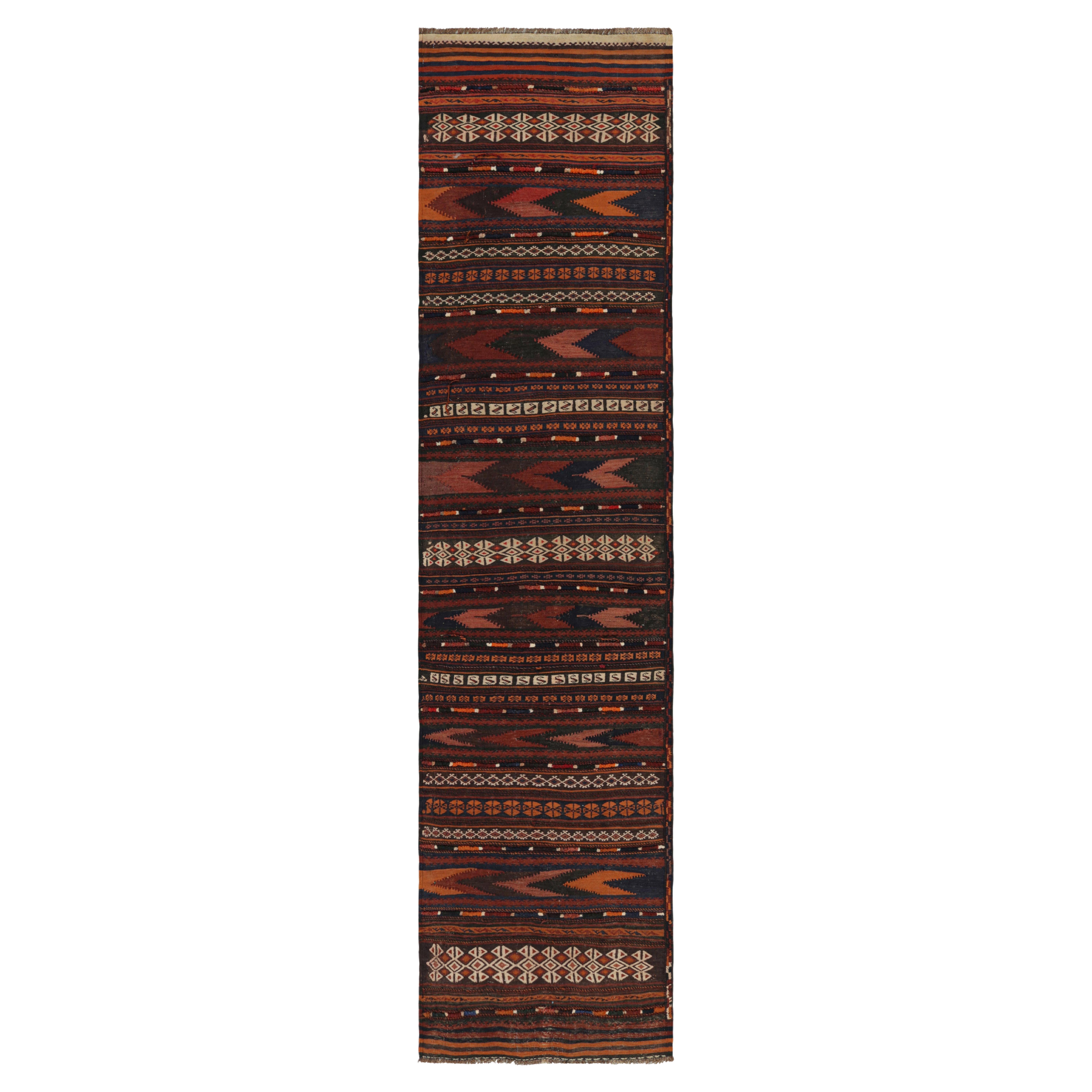 Rug 
Kilim’s Contemporary Kilim Runner Rug with Polychromatic Geometric Stripes
