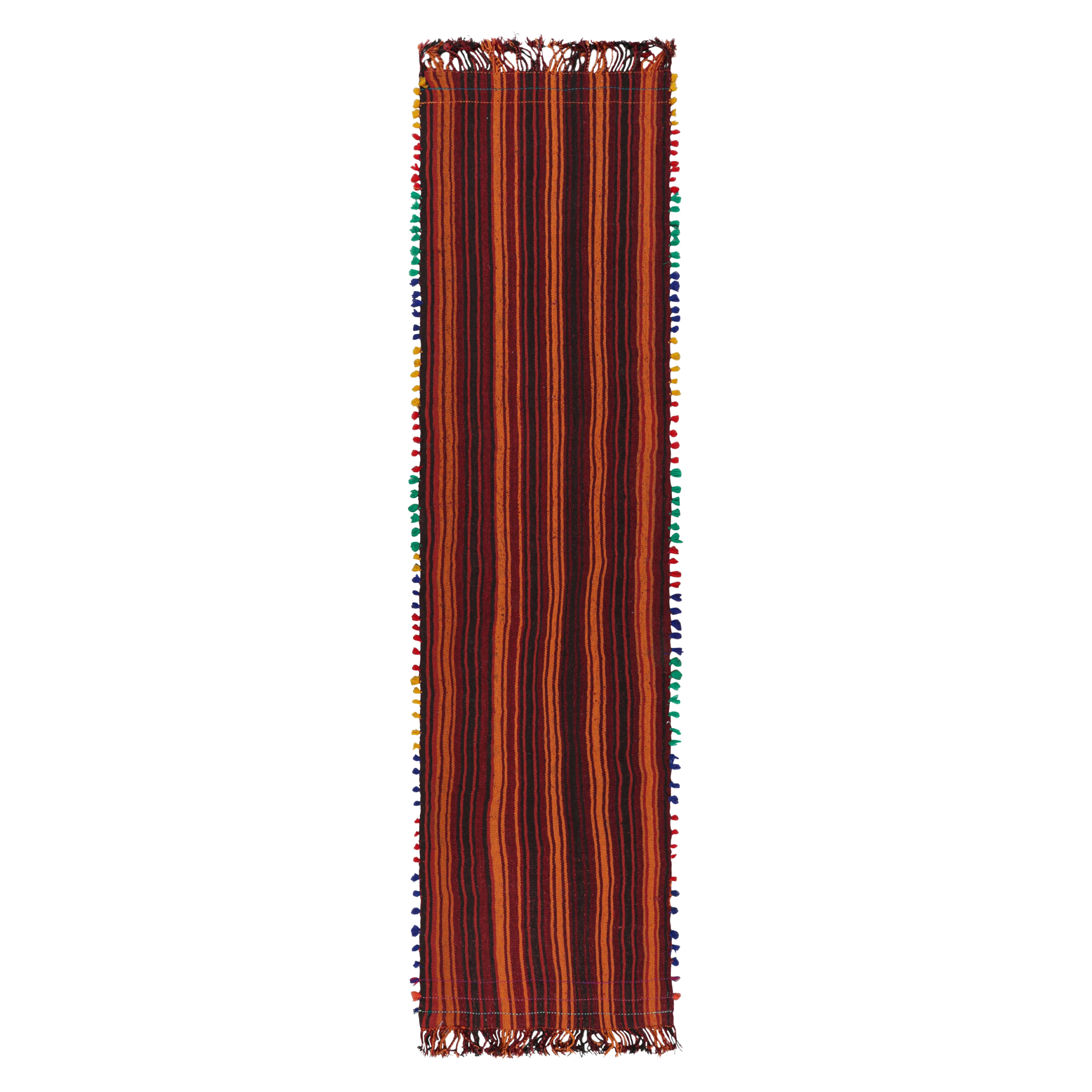 Rug 
Kilim’s Contemporary Kilim Runner with Polychromatic Geometric Stripes